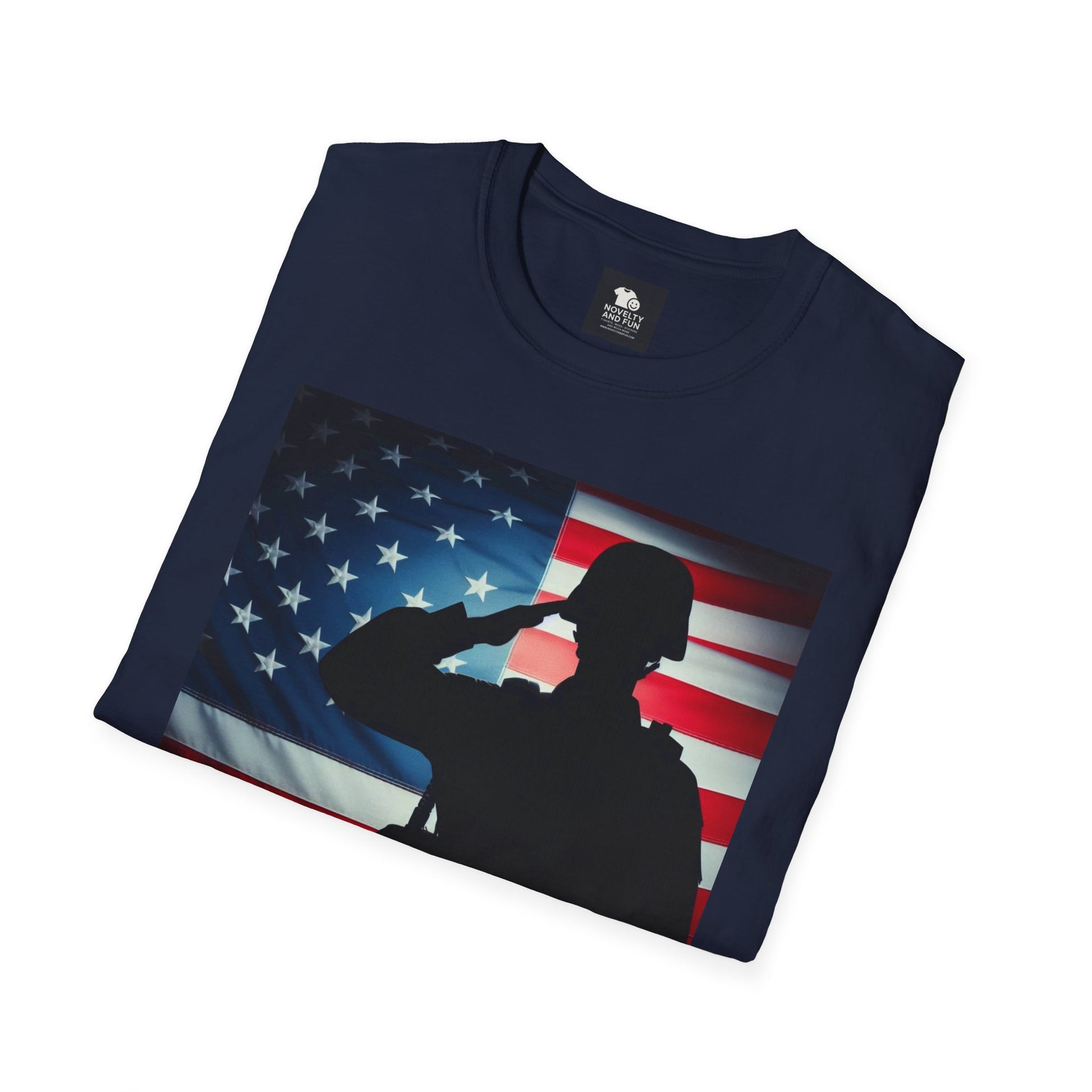 Salute to Service Unisex T-Shirt, Military Tribute Shirt, Patriotic Tee, Veteran Appreciation Gift, 4th of July Outfit, Americana Apparel