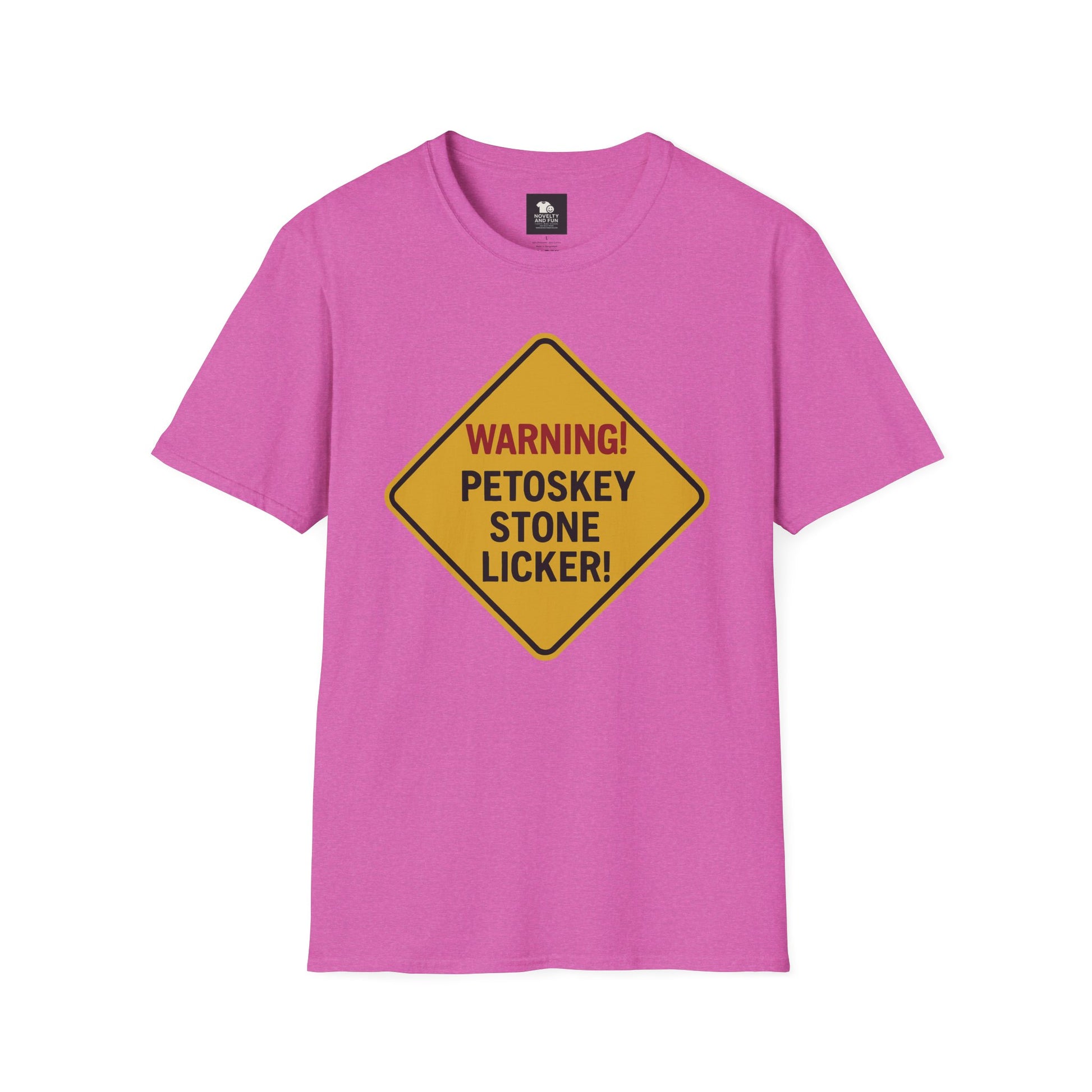 Warning! Contains Petoskey Stone Licker T-Shirt, Funny Gift, Unisex Tee, [...]