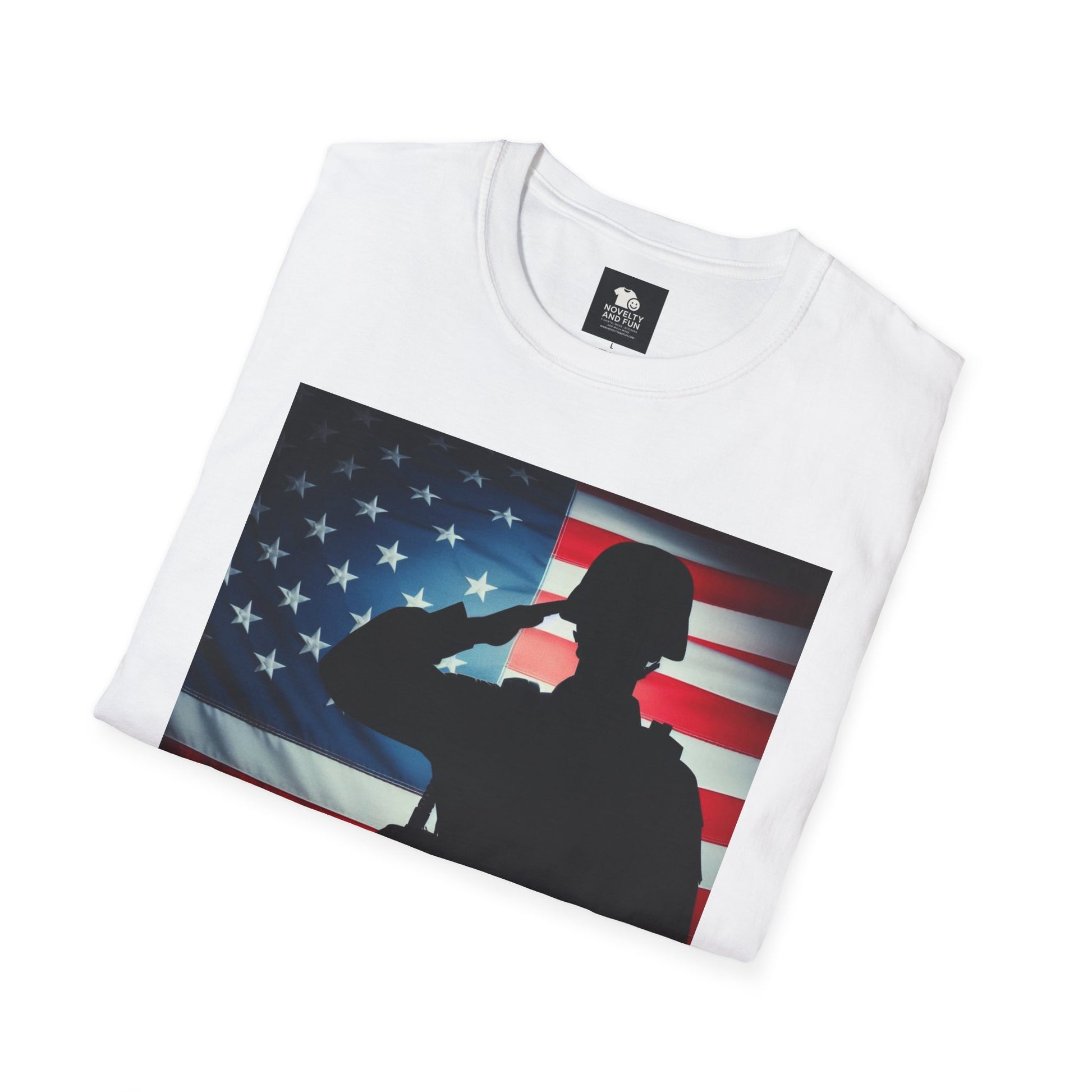 Salute to Service Unisex T-Shirt, Military Tribute Shirt, Patriotic Tee, Veteran Appreciation Gift, 4th of July Outfit, Americana Apparel