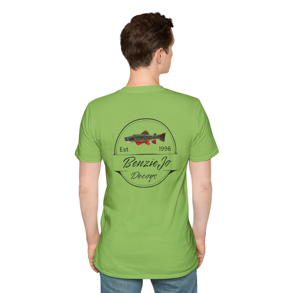 Front and Back Michigan BenzieJo Fish Decoys T-Shirt