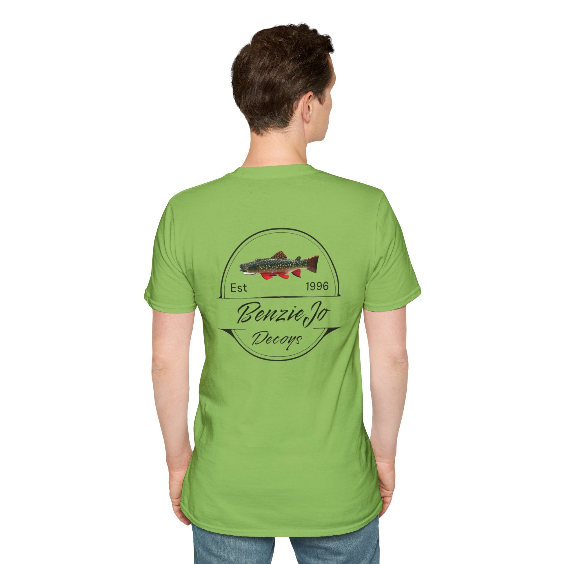 Front and Back Michigan BenzieJo Fish Decoys T-Shirt