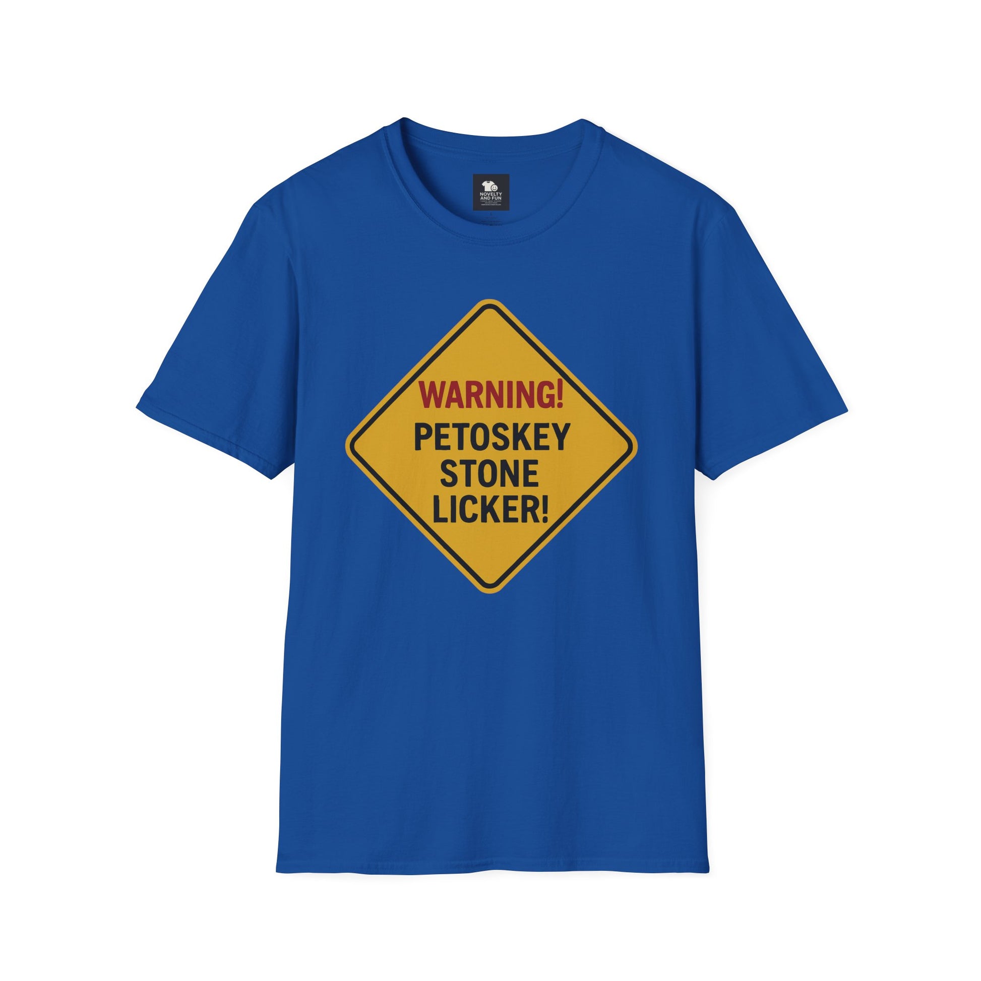 Warning! Contains Petoskey Stone Licker T-Shirt, Funny Gift, Unisex Tee, [...]