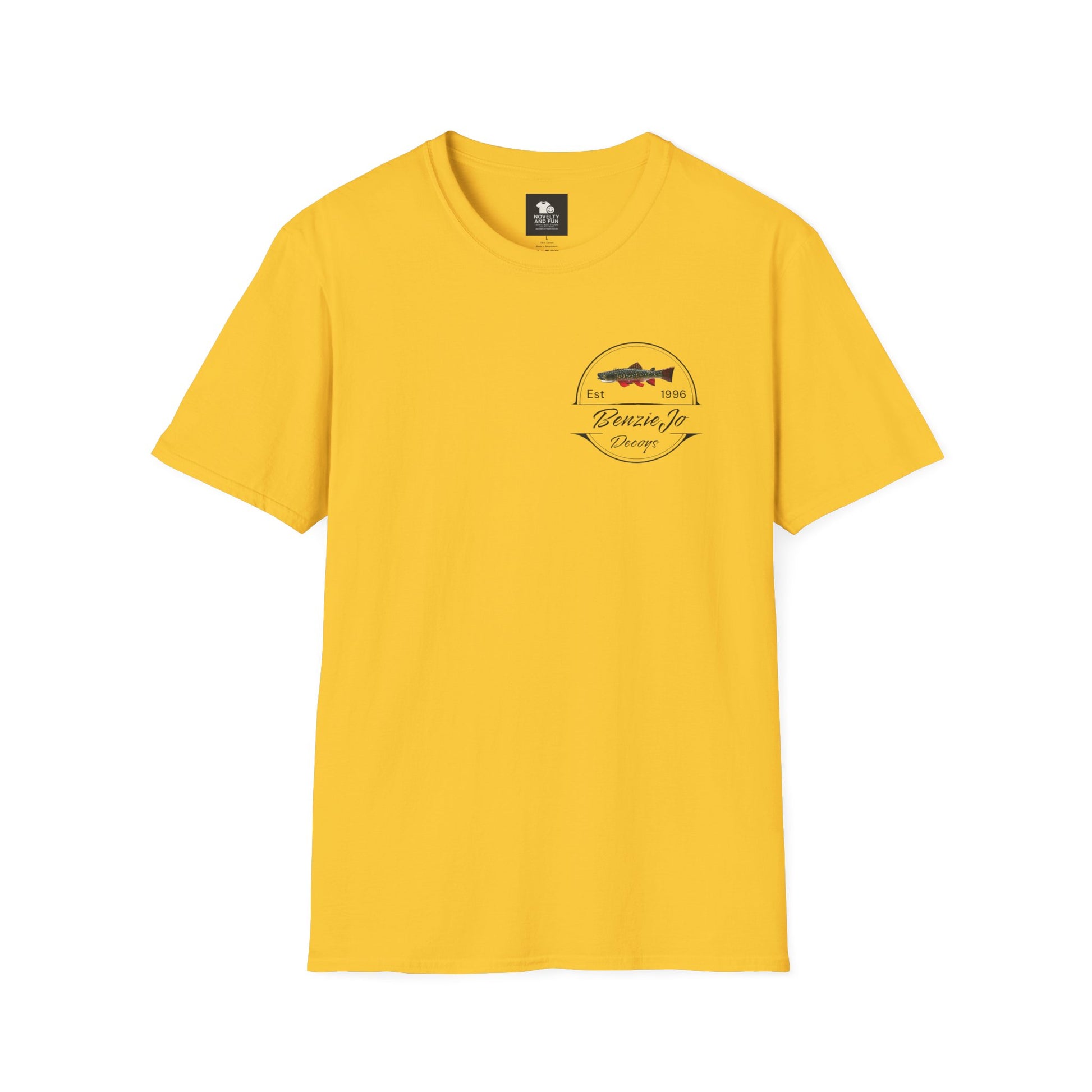 Front and Back Michigan BenzieJo Fish Decoys T-Shirt