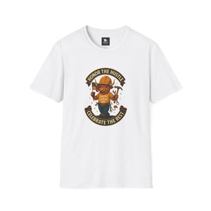 Honor The Hustle Unisex Graphic T-Shirt - Labor Day Construction Tee