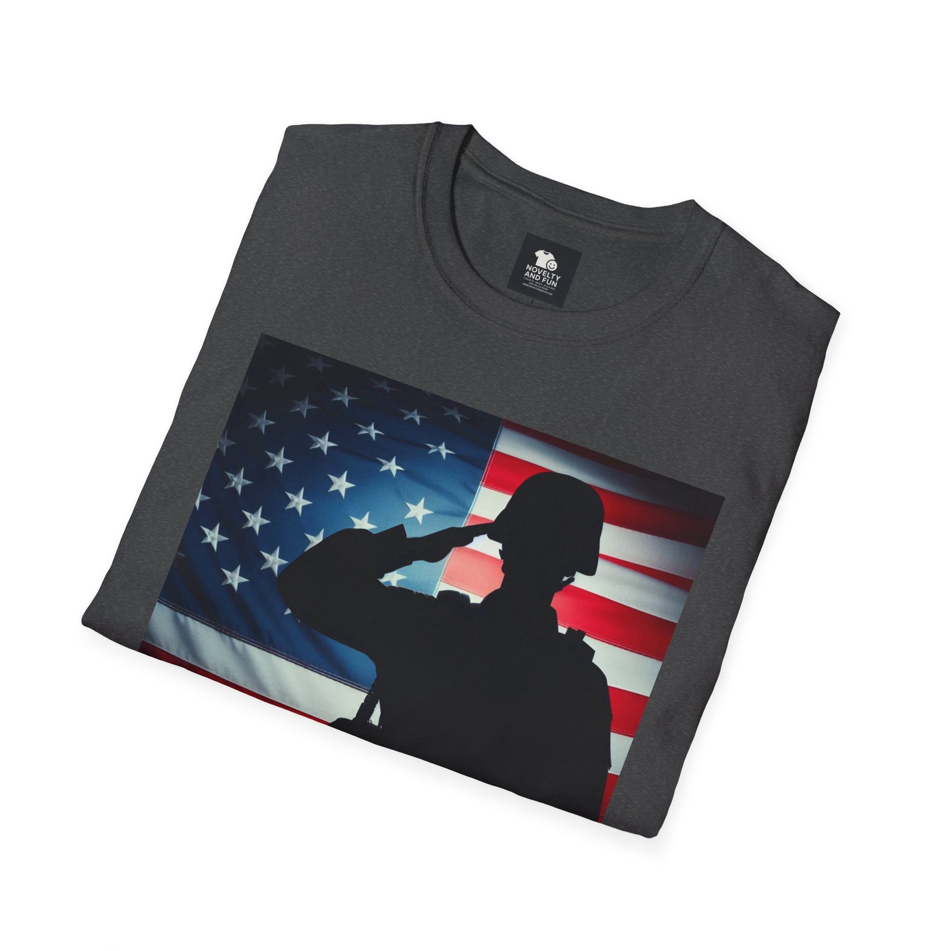 Salute to Service Unisex T-Shirt, Military Tribute Shirt, Patriotic Tee, Veteran Appreciation Gift, 4th of July Outfit, Americana Apparel