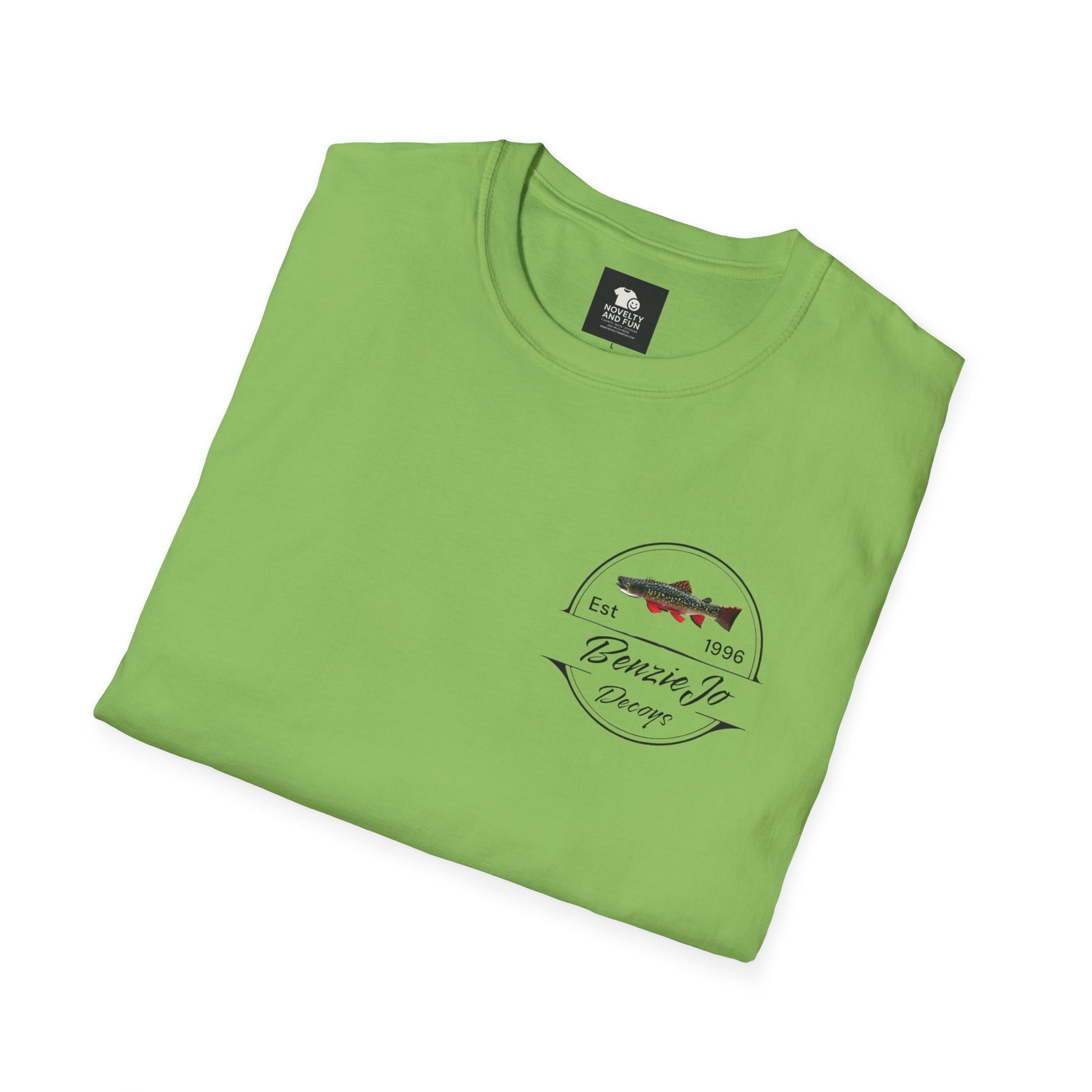 Front and Back Michigan BenzieJo Fish Decoys T-Shirt