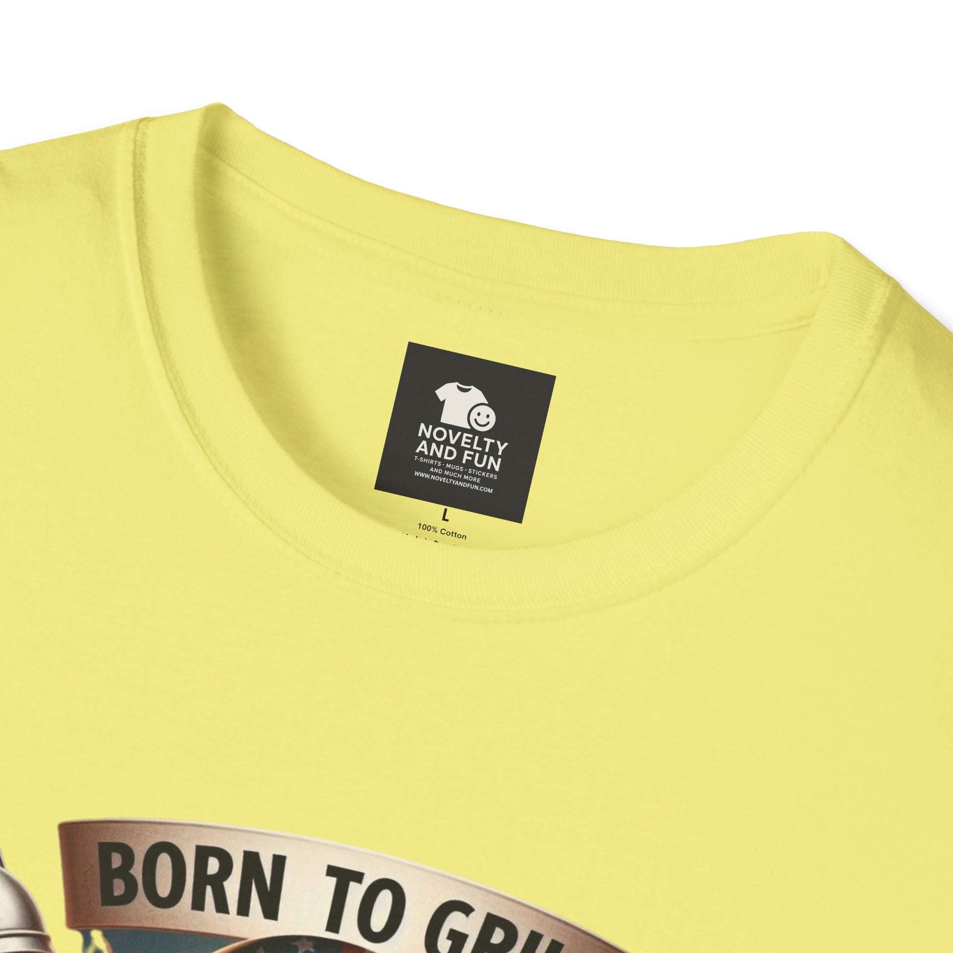 Born to Grill No. 1 Dad T-Shirt - Perfect Gift for Father's Day & BBQ Lovers