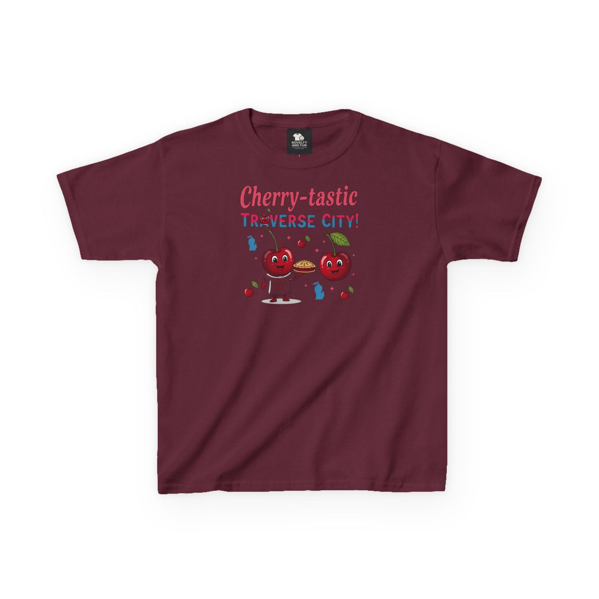 Cherry-tastic Traverse City Kids Tee | Fun Family Tee, Summer Shirt, Kids Gift, Fruit Themed T-shirt, Cherry Lovers Apparel