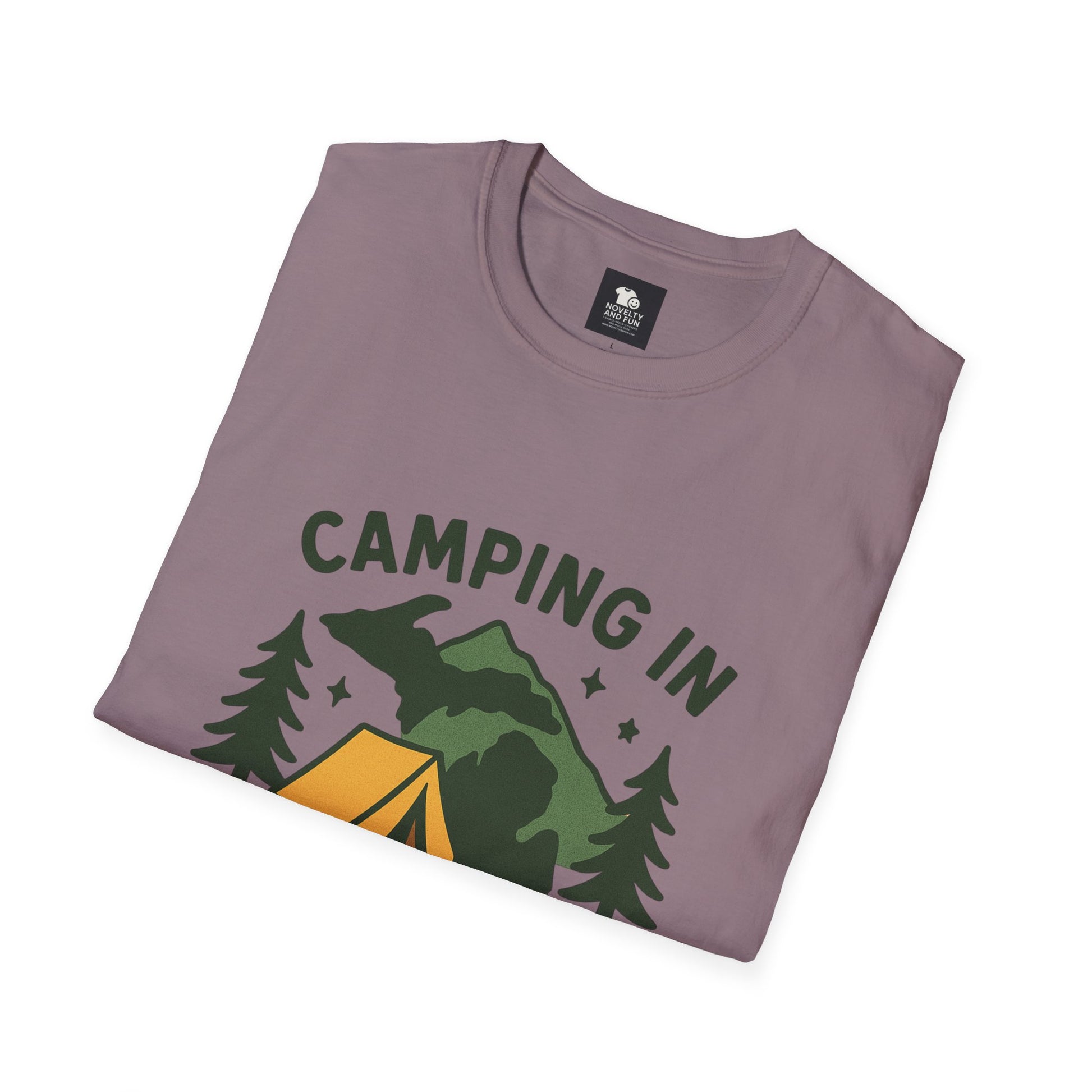 Michigan Camping Is Life T-Shirt - Outdoor Adventure Tee