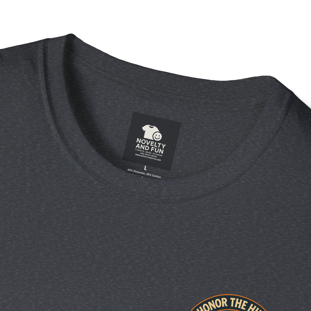 Celebrate Labor Day with Our Happy Highland Cow T-Shirt Front and Back!