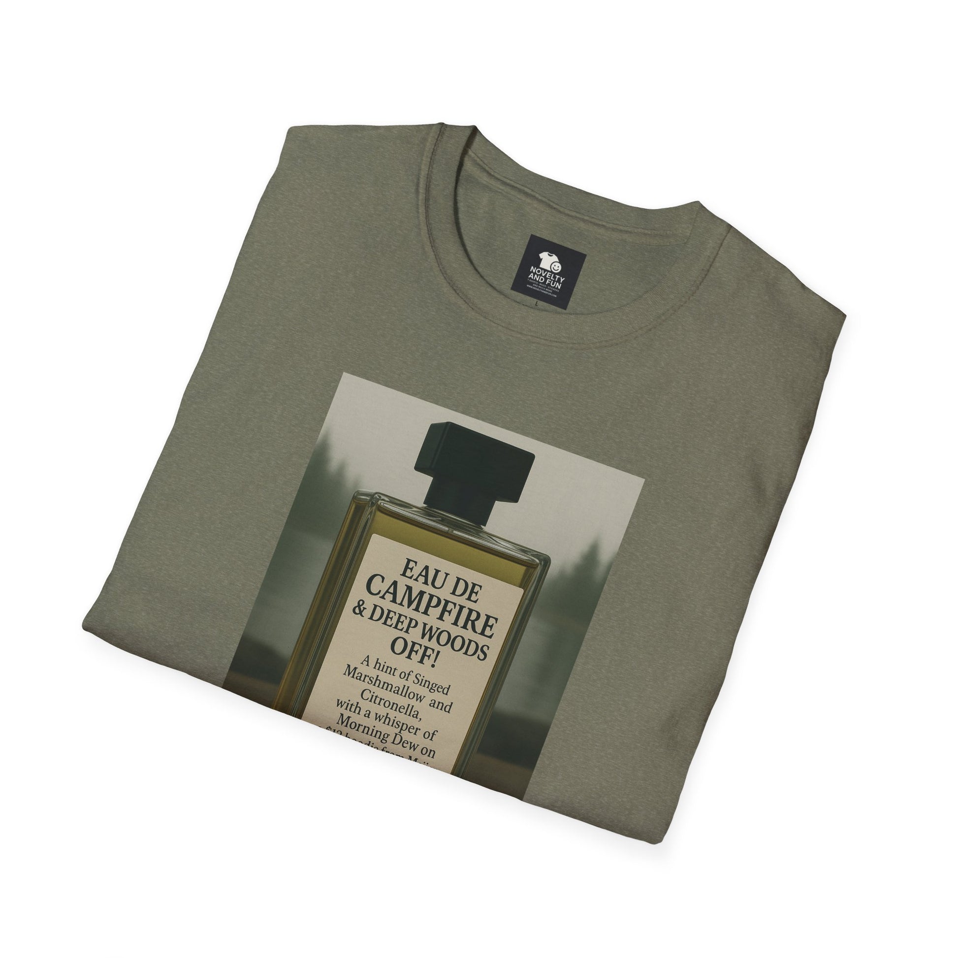 Campfire T-Shirt - Fun Michigan Camping Scent Tee